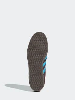 adidas Originals Brown/Blue Gazelle Trainers