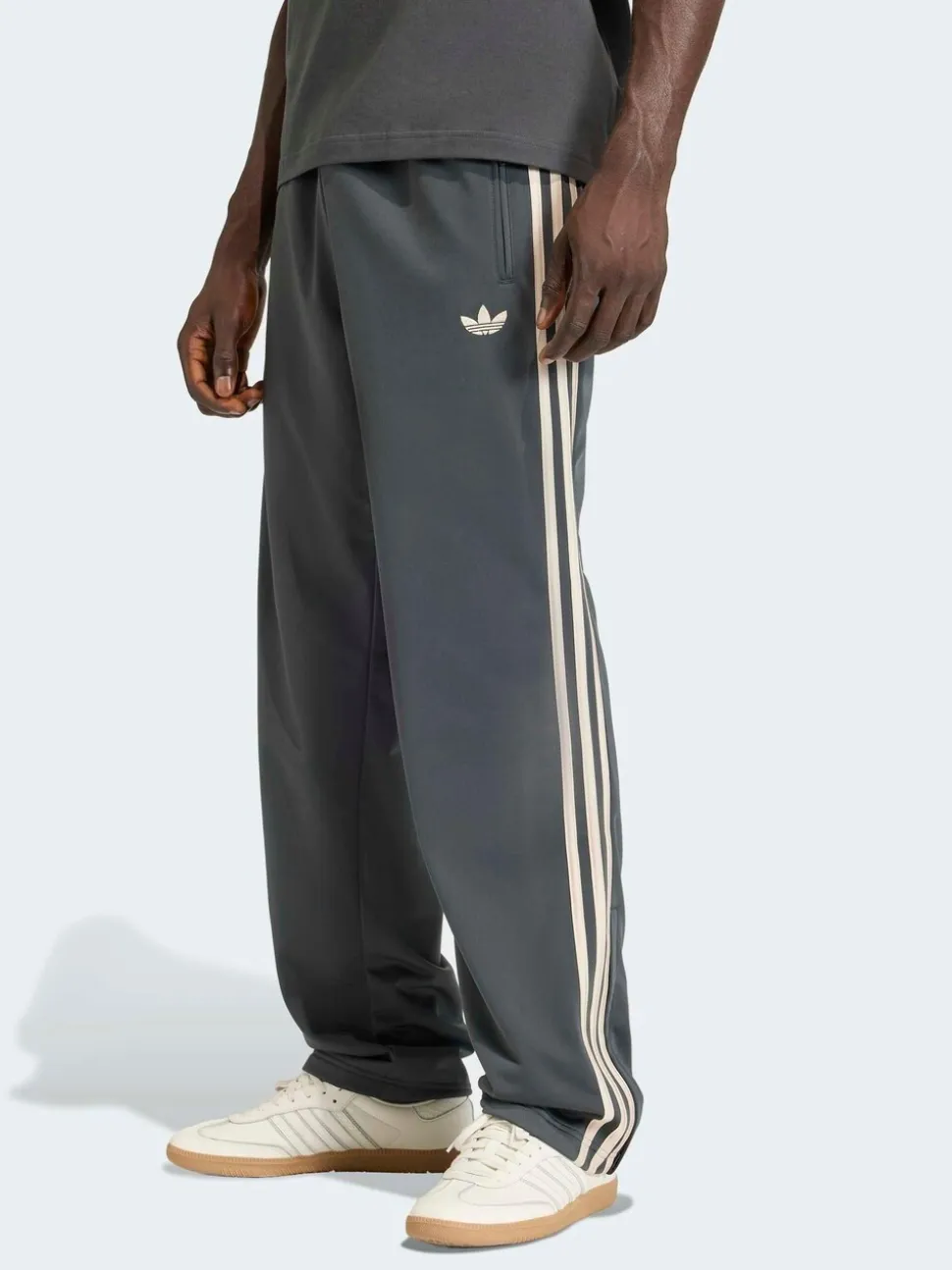 adidas Originals Charcoal Grey Firebird Track Tracksuit Bottoms
