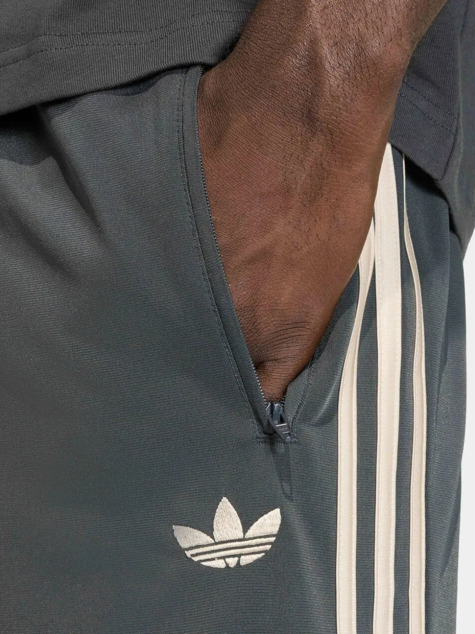 adidas Originals Charcoal Grey Firebird Track Tracksuit Bottoms