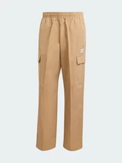 adidas Originals Cream Trefoil Essentials Woven Trousers