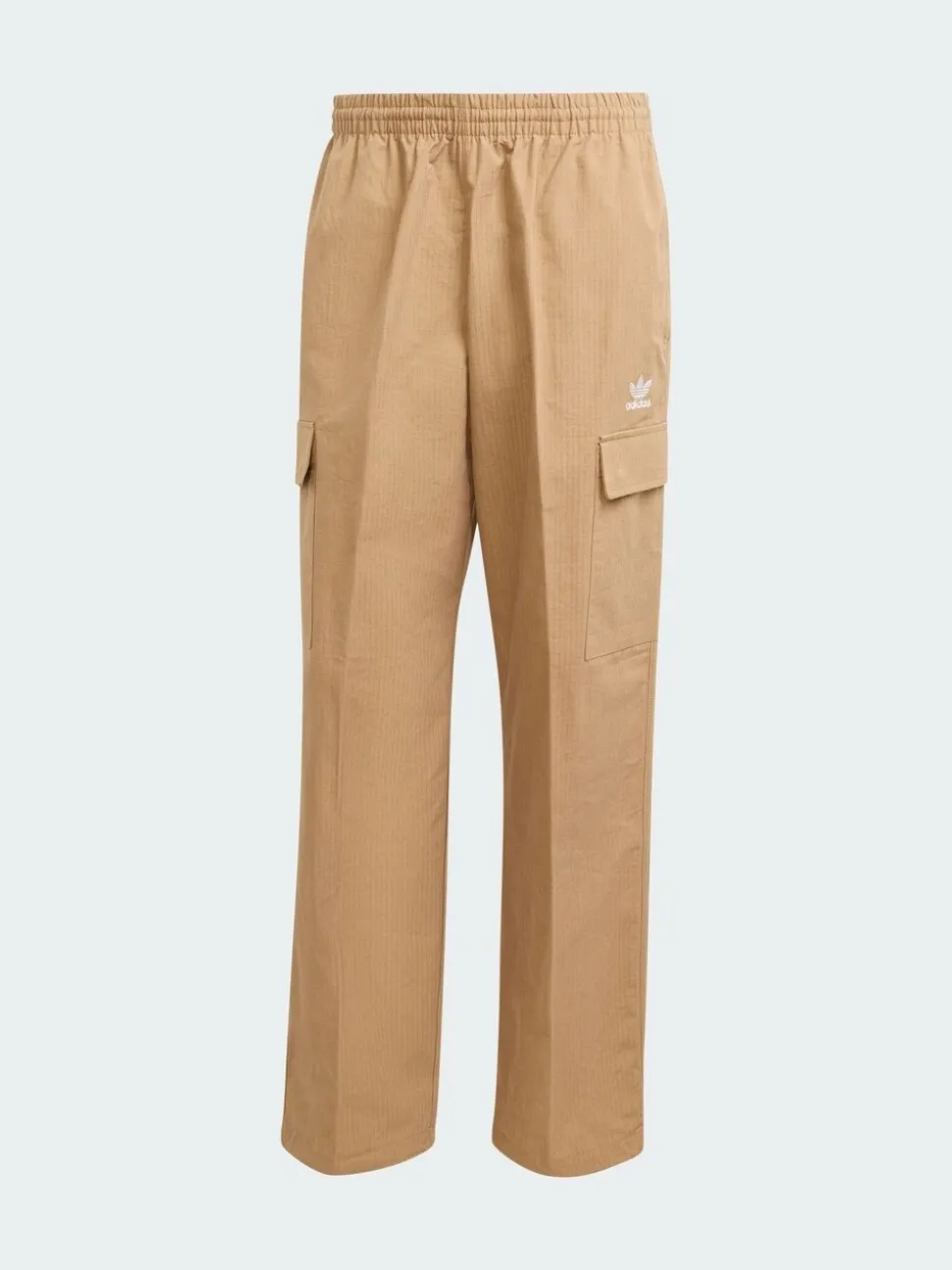 adidas Originals Cream Trefoil Essentials Woven Trousers