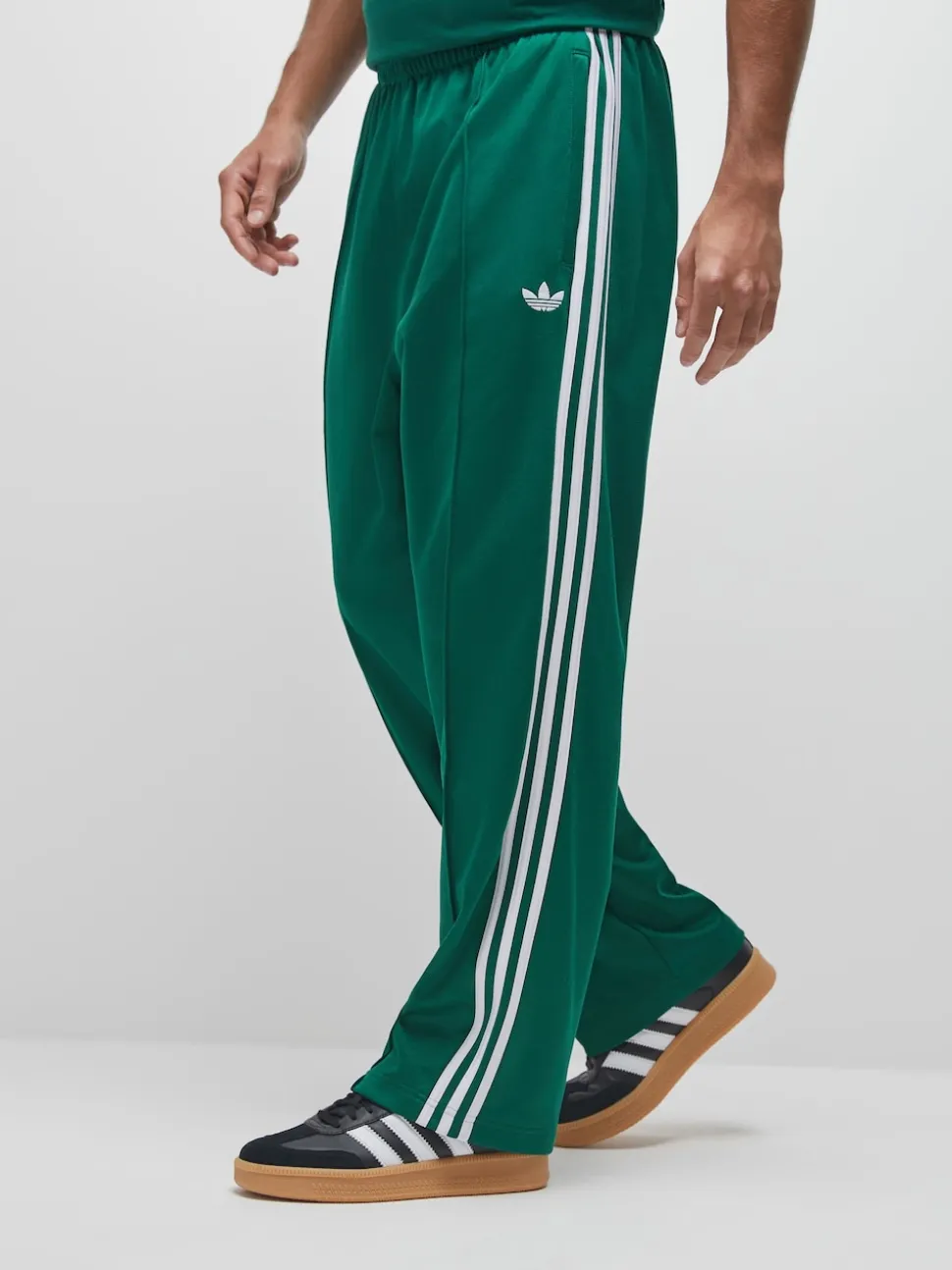 adidas Originals Green Baggy Track Joggers