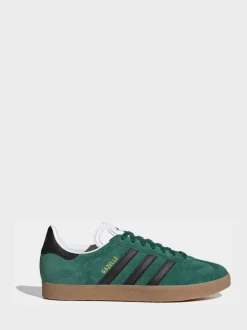 adidas Originals Green/Black Gazelle Trainers