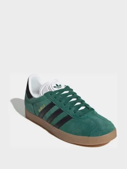 adidas Originals Green/Black Gazelle Trainers