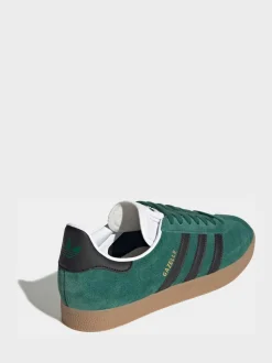 adidas Originals Green/Black Gazelle Trainers