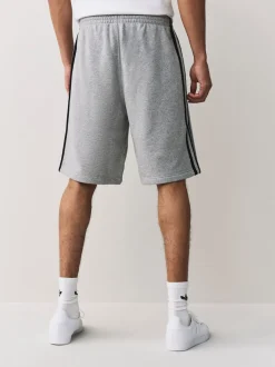 adidas Originals Grey 3 Stripes Shorts