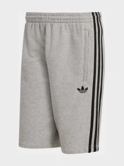 adidas Originals Grey 3 Stripes Shorts