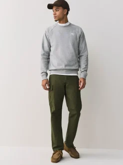 adidas Originals Grey Trefoil Essentials Crew Sweatshirt