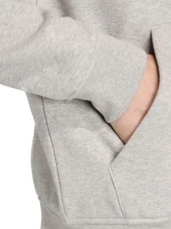adidas Originals Grey Trefoil Essentials Full-Zip Hoodie