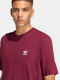 adidas Originals Maroon Red Essential Loose Short Sleeves T-Shirt