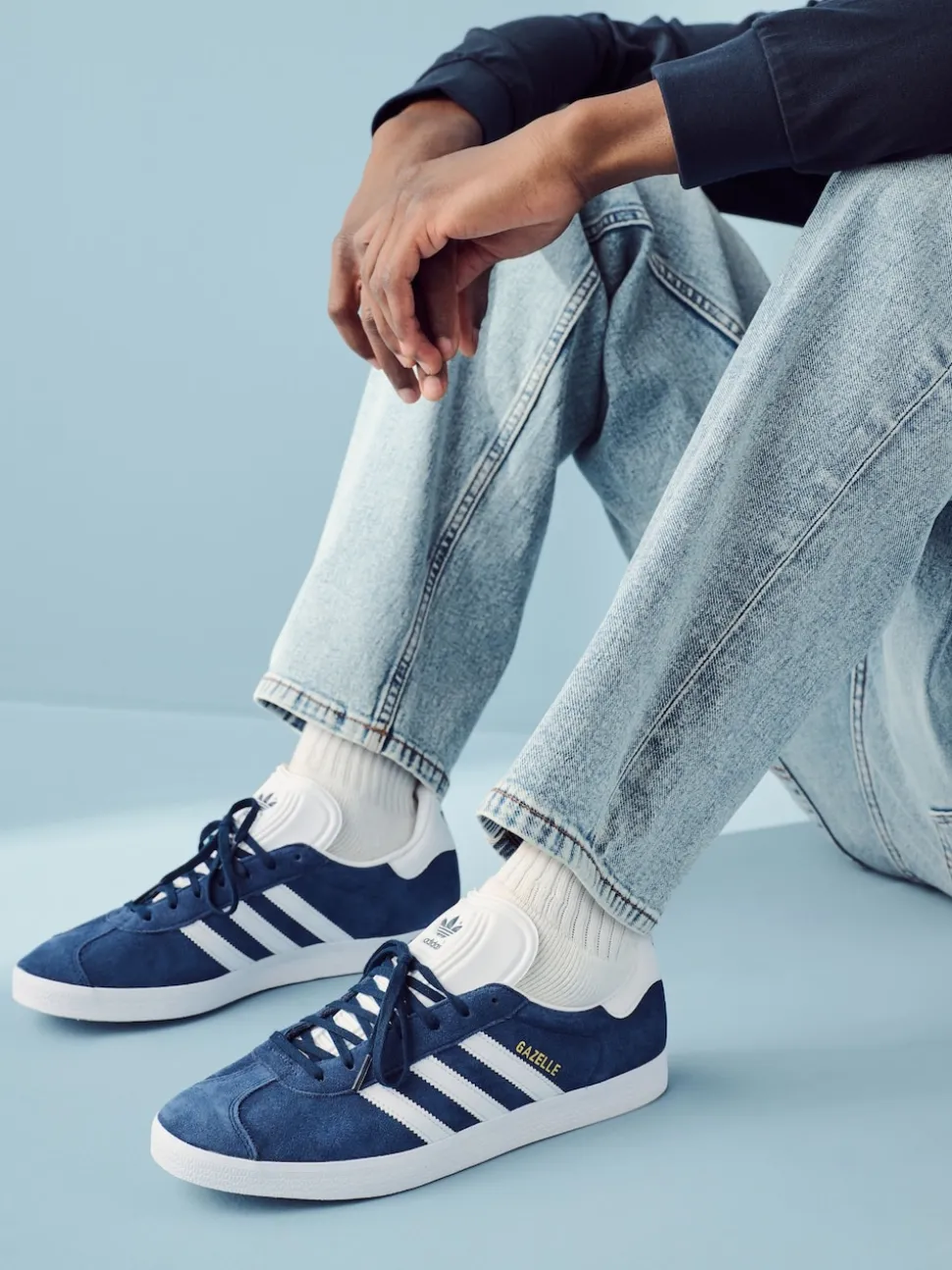 adidas Originals Navy Gazelle Trainers