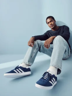 adidas Originals Navy Gazelle Trainers