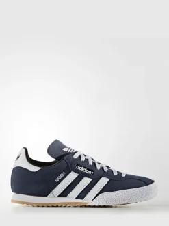 adidas Originals Navy Samba Suede Trainers