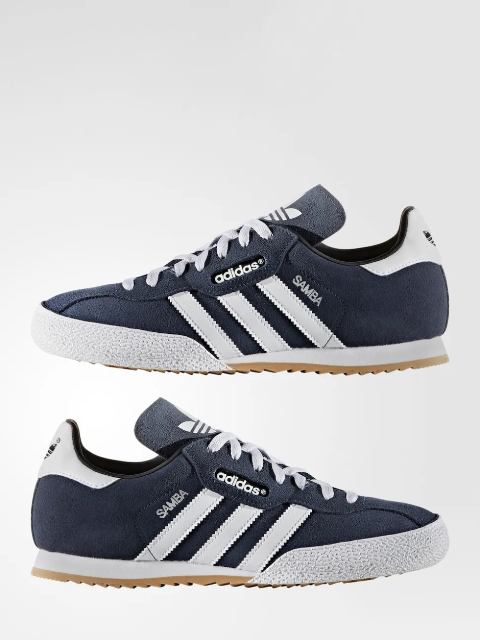 adidas Originals Navy Samba Suede Trainers