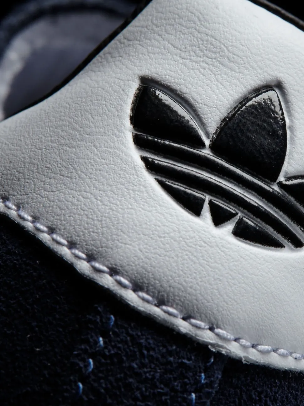 adidas Originals Navy Samba Suede Trainers