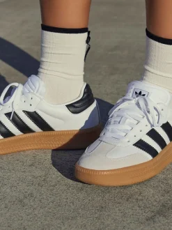 adidas Originals Pearl White XLG Samba Trainers