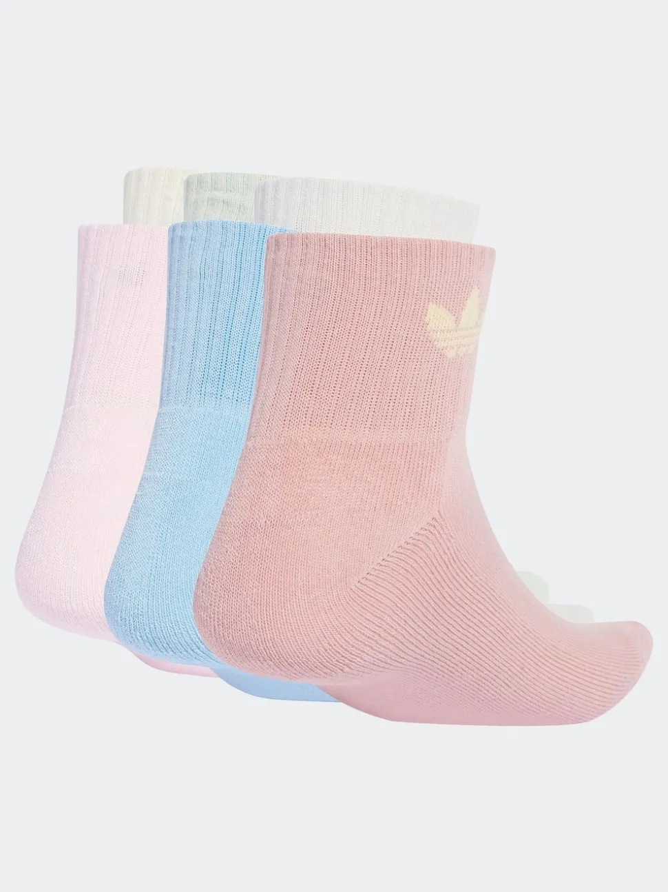 adidas Originals Pink 6 Pack Ankle Socks