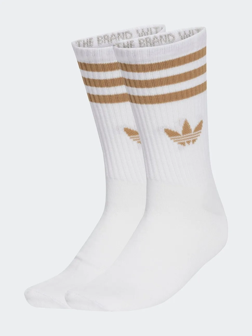 adidas Originals White Crew 3-Stripes Crew Socks 3 Pairs
