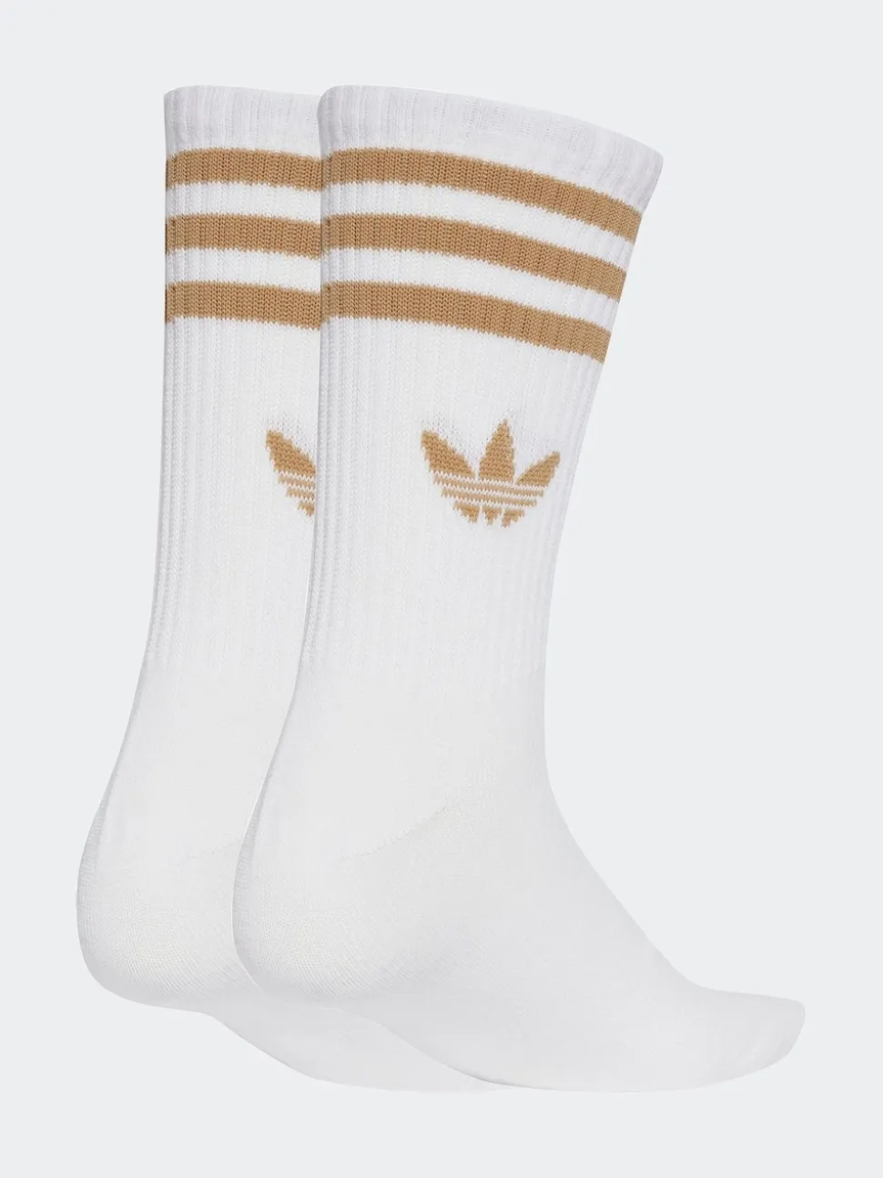 adidas Originals White Crew 3-Stripes Crew Socks 3 Pairs