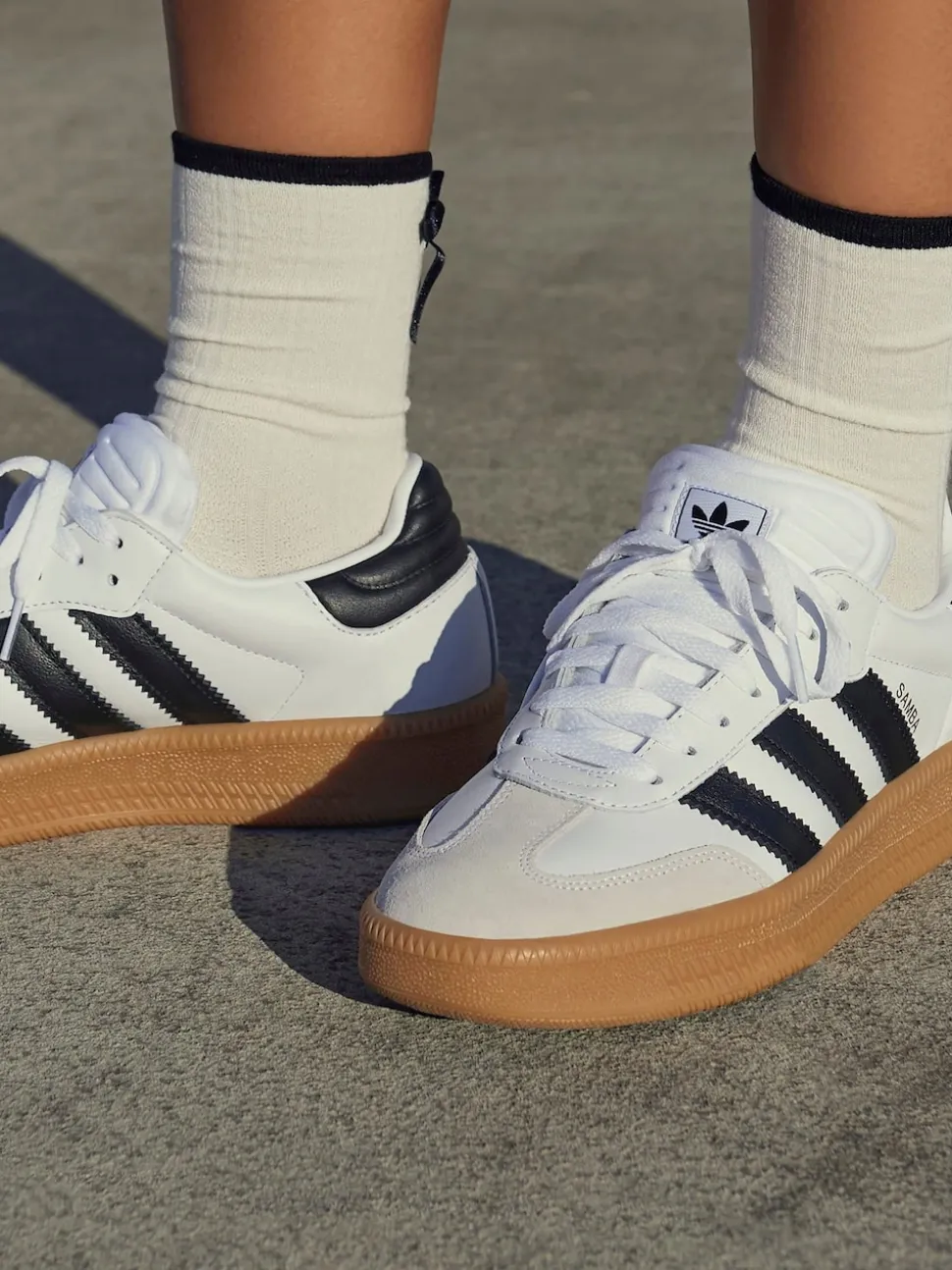 adidas Originals White Samba XLG Shoes
