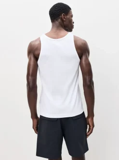 adidas Originals White Trefoil Essentials Tank Top