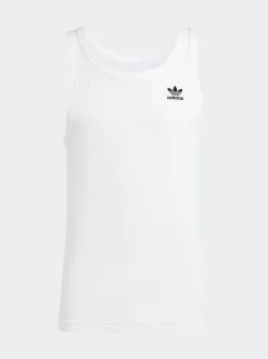 adidas Originals White Trefoil Essentials Tank Top