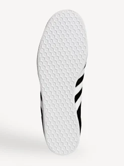 adidas Originals White/Black Gazelle Trainers