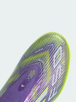 adidas Purple F50 League Laceless Turf Boots