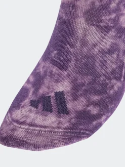 adidas Purple Stonewash Crew Socks 3 Pack