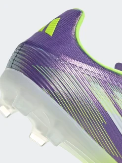 adidas Purple/White Adult F50 League Firm/Multi Ground Boots