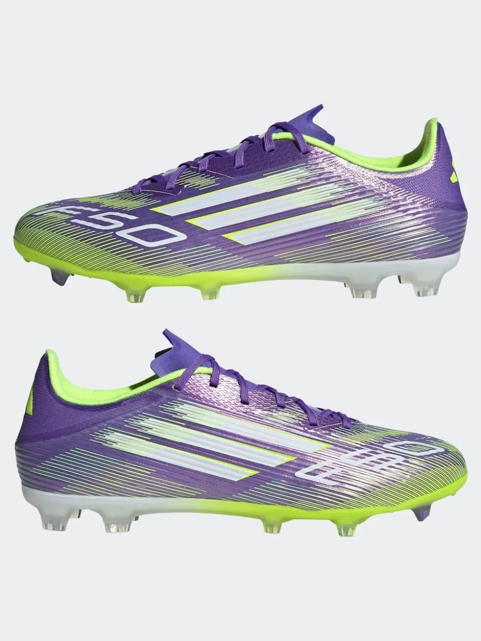 adidas Purple/White Adult F50 League Firm/Multi Ground Boots