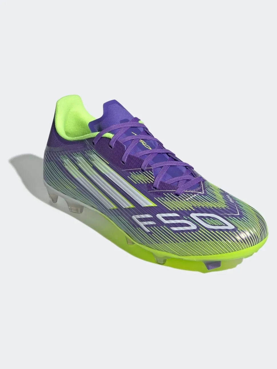 adidas Purple/White Adult F50 League Firm/Multi Ground Boots