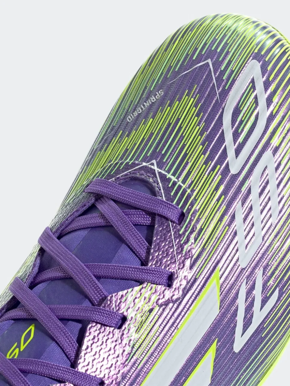 adidas Purple/White Adult F50 League Firm/Multi Ground Boots