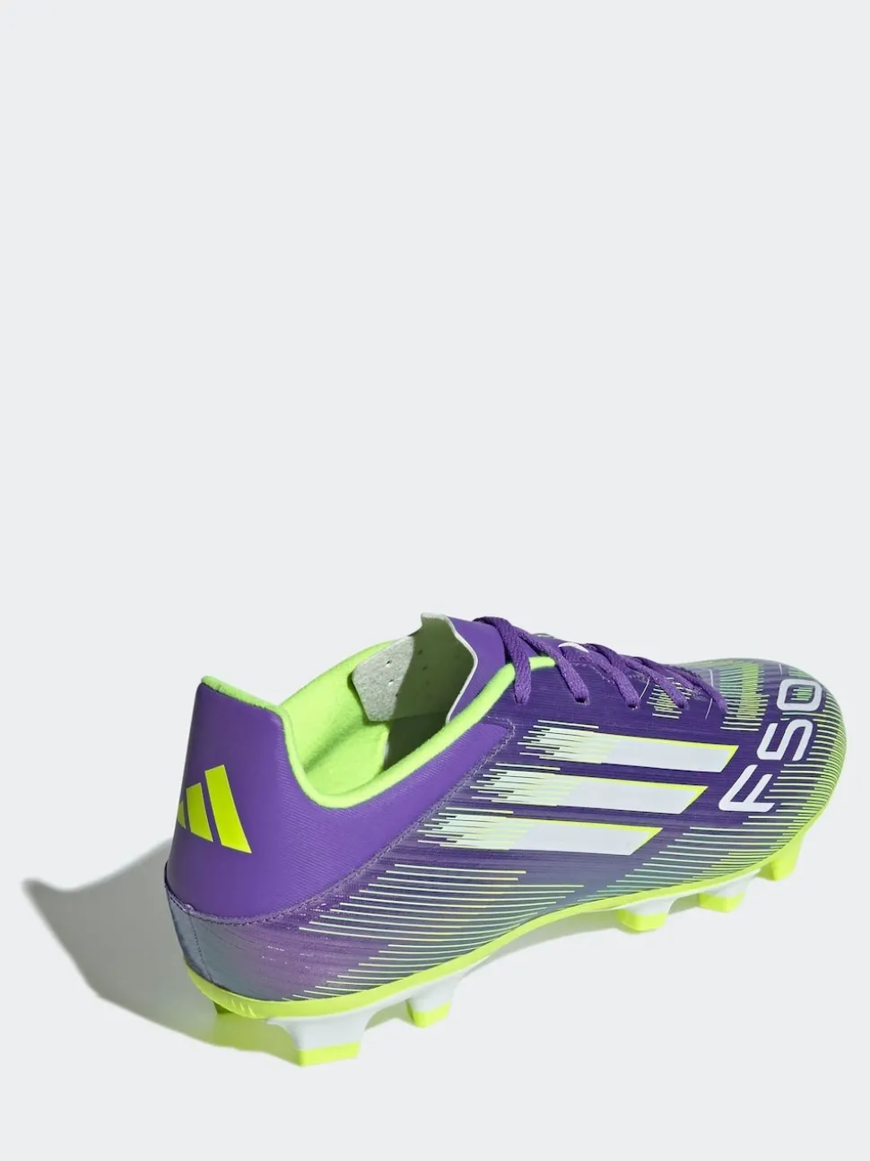 adidas Purple/White Adult F50 Club Firm/Multi Ground Boots