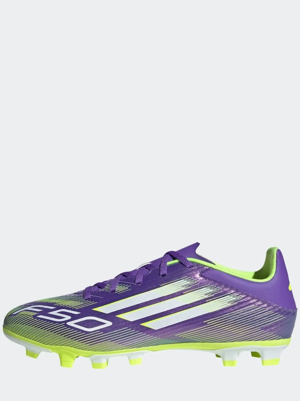 adidas Purple/White Adult F50 Club Firm/Multi Ground Boots