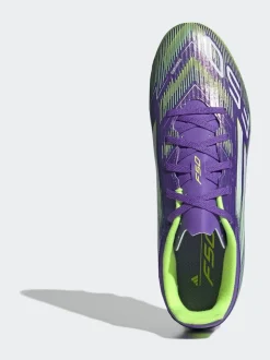 adidas Purple/White Adult F50 Club Firm/Multi Ground Boots