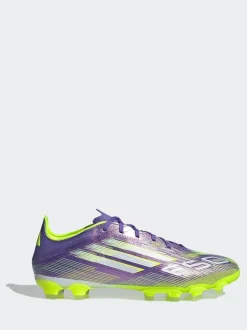 adidas Purple/White Adult F50 Pro Ground Boots