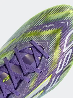 adidas Purple/White Adult F50 Pro Ground Boots
