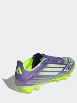 adidas Purple/White Adult F50 Pro Ground Boots