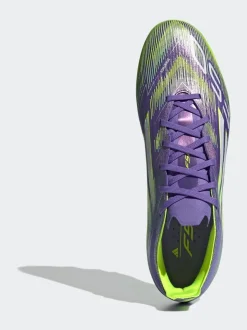 adidas Purple/White Adult F50 Pro Ground Boots