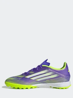 adidas Purple/White Adult F50 League Turf Boots