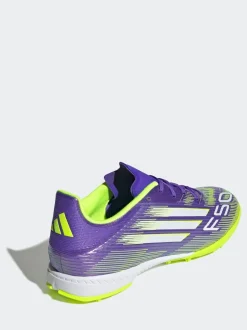 adidas Purple/White Adult F50 League Turf Boots