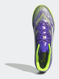 adidas Purple/White Adult F50 League Turf Boots
