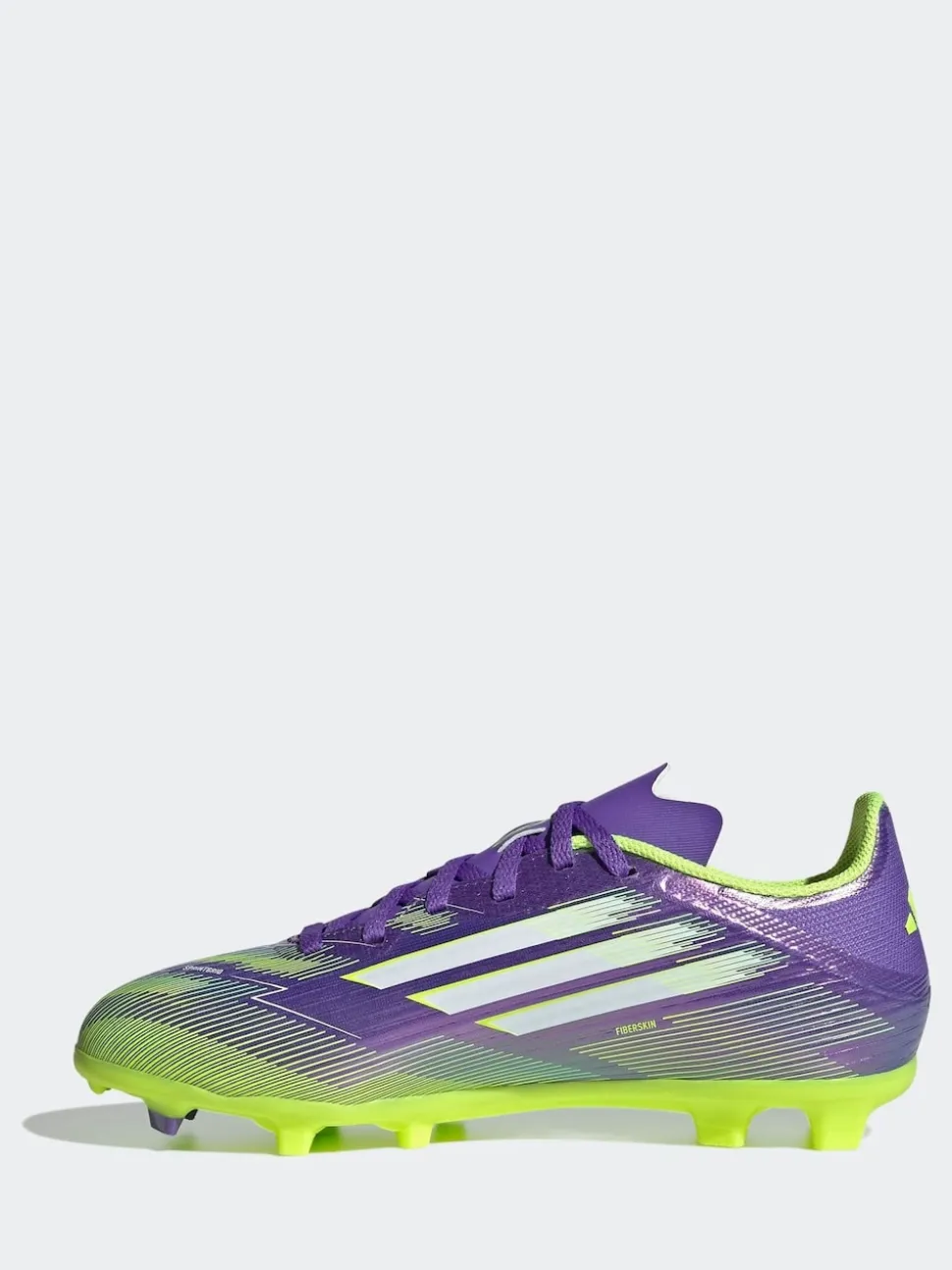 adidas Purple/White Kids F50 League Firm/Multi Ground Boots