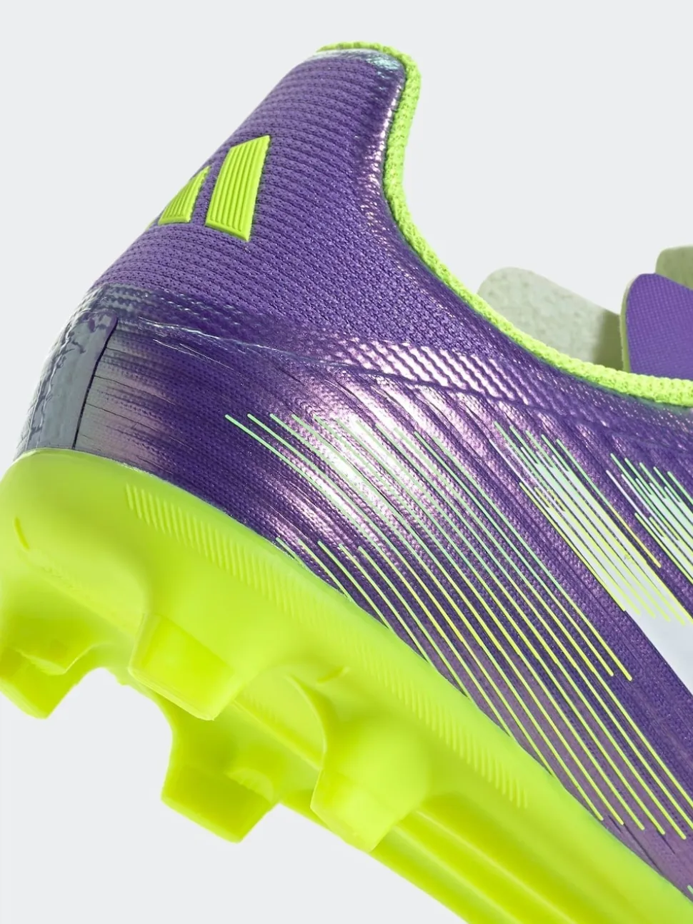 adidas Purple/White Kids F50 League Firm/Multi Ground Boots