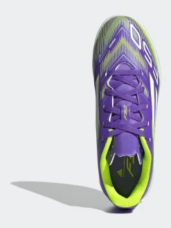 adidas Purple/White Kids F50 Club Indoor Boots