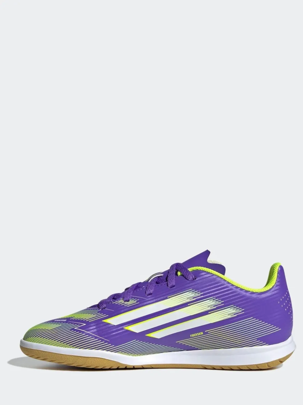adidas Purple/White Kids F50 Club Indoor Boots