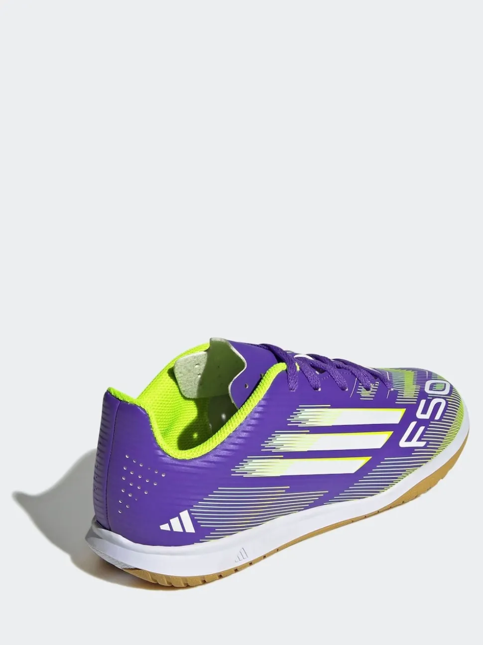 adidas Purple/White Kids F50 Club Indoor Boots
