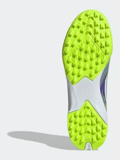 adidas Purple/White Kids F50 League Turf Boots