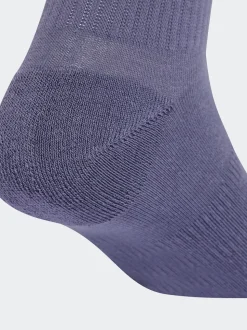 adidas Red Logo Crew Socks 6 Pack